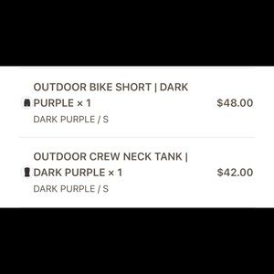 SKIMS Outdoor Basics Crew Tank and Shorts BUNDLE